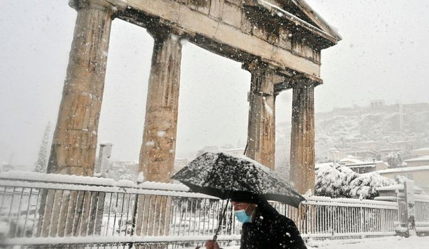 В Греции из-за непогоды объявлен локдаун