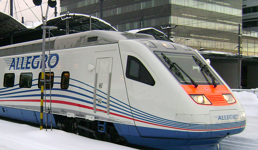 Поезда «Аллегро» перестанут ходить между РФ и Финляндией с 28 марта 