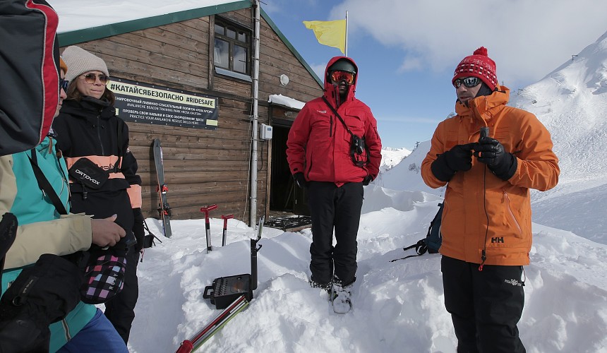 Тренировочный лавинно-спасательный полигон на «Роза Хутор» возобновил работу