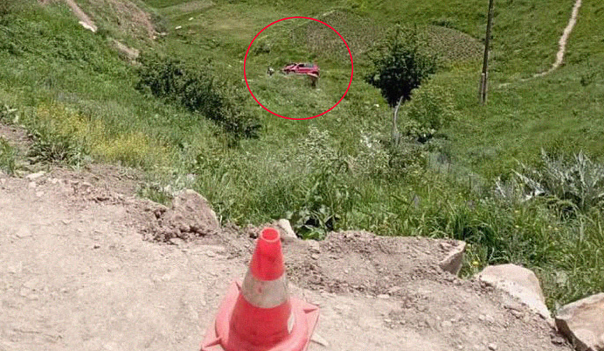 Автомобиль с туристами упал с обрыва в Дагестане