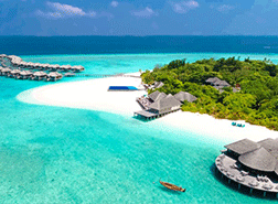 Проснуться в раю, на частном острове на Мальдивах