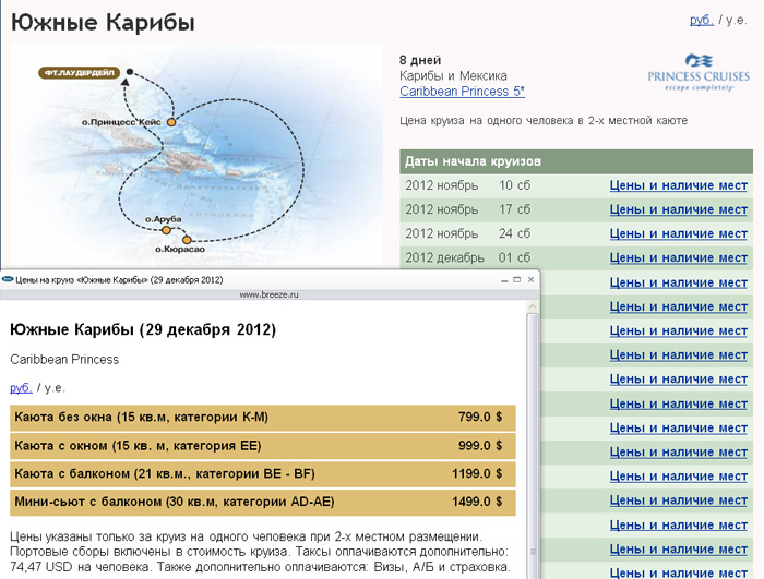 Круизы: за границей дешевле?