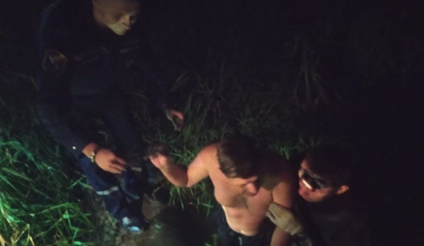 В Таганроге спасли туриста, застрявшего в трубе
