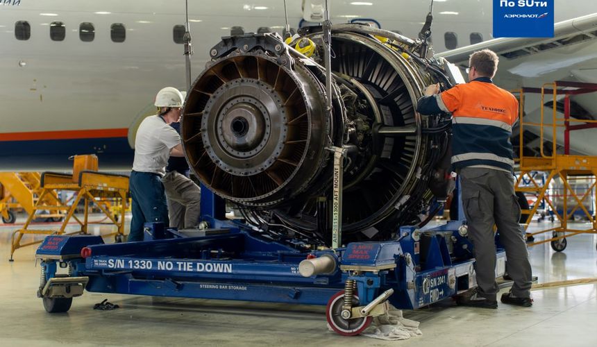 «Аэрофлот» получил сертификат на ремонт двигателей для Airbus и Boeing 