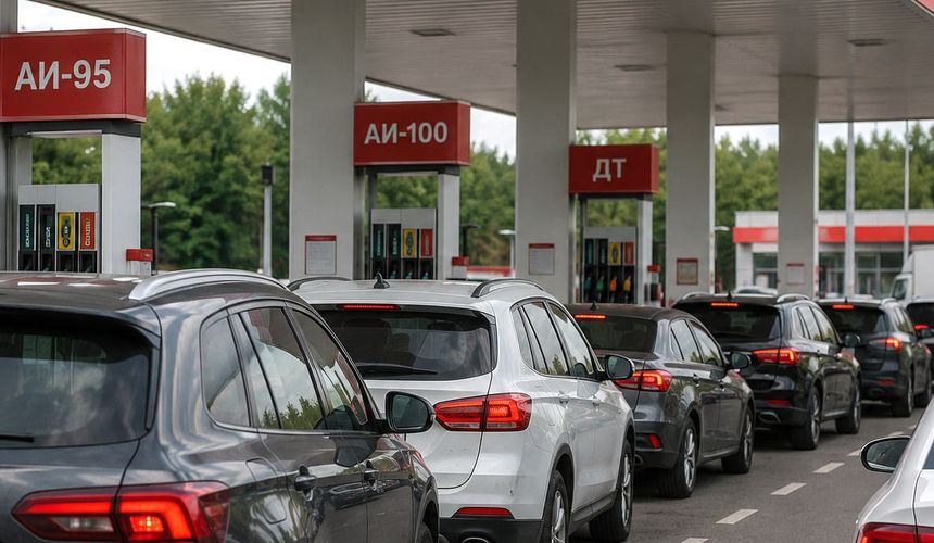 Очереди за бензином на трассе «Дон» растут из-за продажи кофе и сосисок