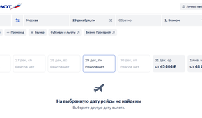 Туристы рискуют до января не улететь из Владивостока в Москву