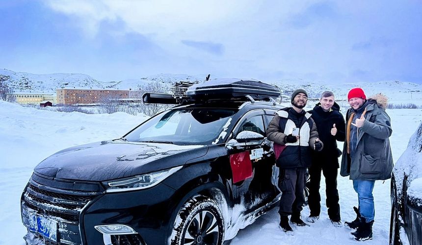 Турист приехал в Териберку из Шанхая ради северного сияния