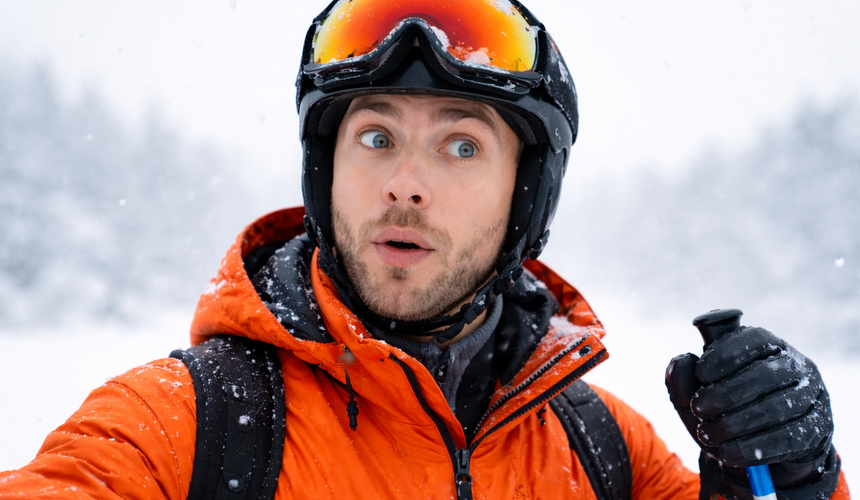 Приехавшим за экстримом в горы Сочи туристам пришлось стать акробатами