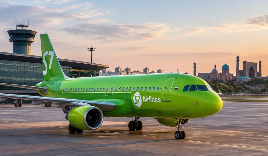 S7 Airlines возобновила прямые рейсы между Москвой и Ургенчем