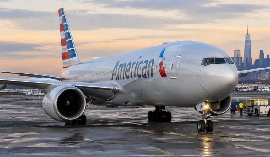 Boeing 777 American Airlines сел в Нью-Йорке из-за поломки туалетов