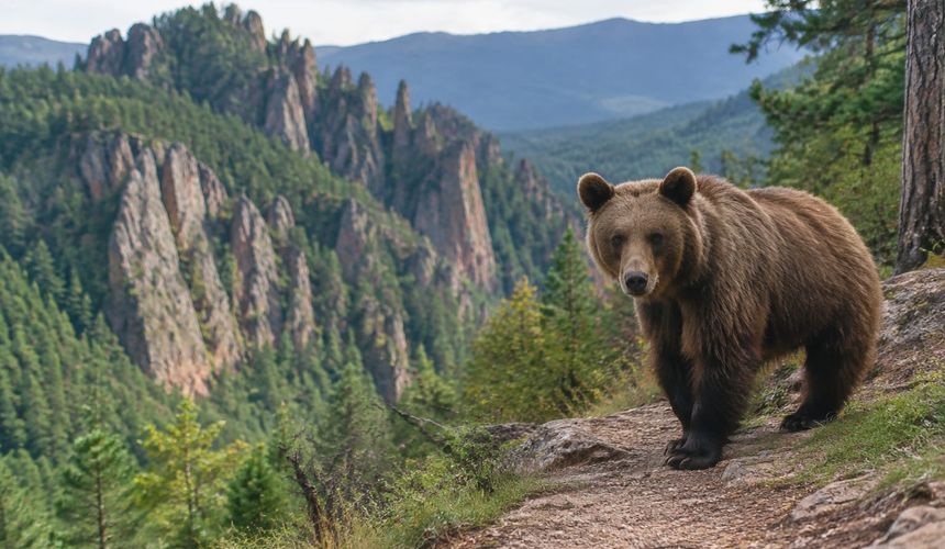 Нацпарки Южной Сибири потеряли до 40% турпотока из-за медведей