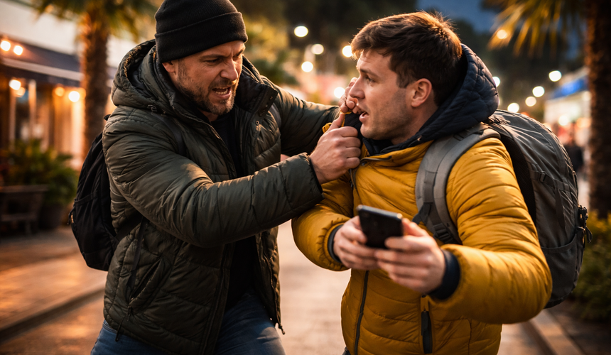 Туриста в Сочи ограбили прямо на улице: с него сняли куртку и забрали телефон