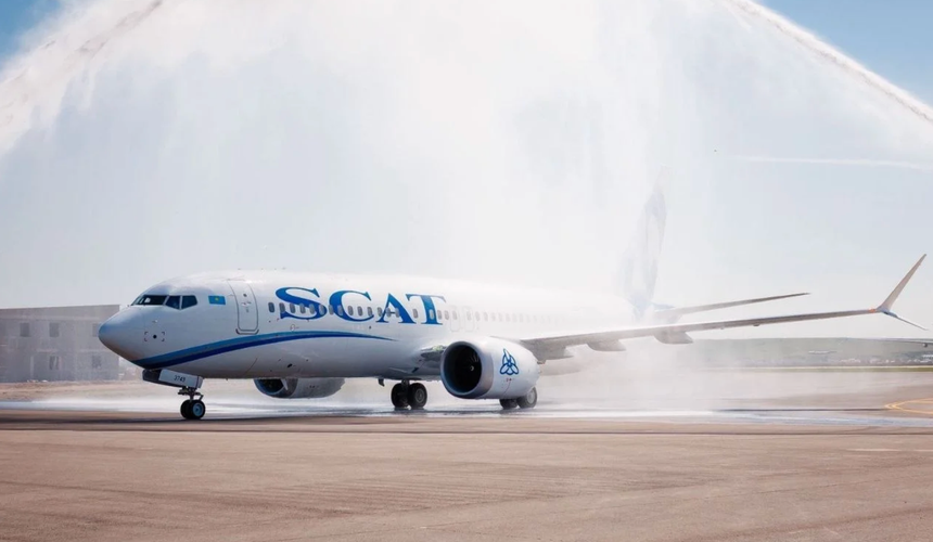 Авиаперевозчик SCAT получил два новых Boeing 737 MAX 8