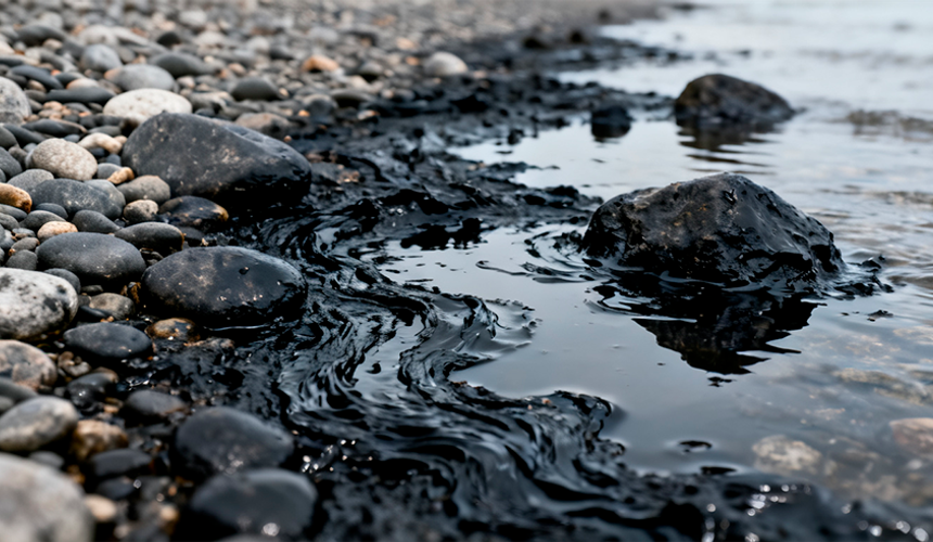 В курортной зоне Туапсе обнаружены новые выбросы мазута