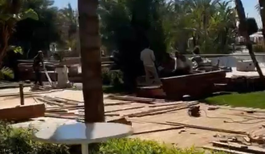 Туристы пожаловались на ремонт в престижном турецком отеле