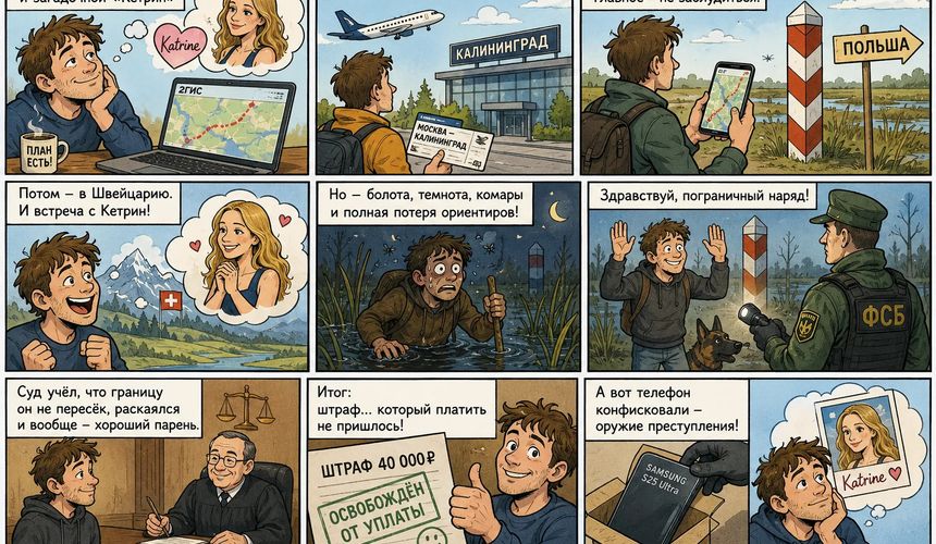 Россиянин пытался пешком уйти в Европу ради лучшей жизни и загадочной Кетрин