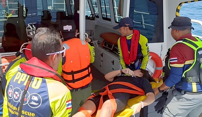 В Таиланде 12-летнюю девочку госпитализировали с дайверского судна
