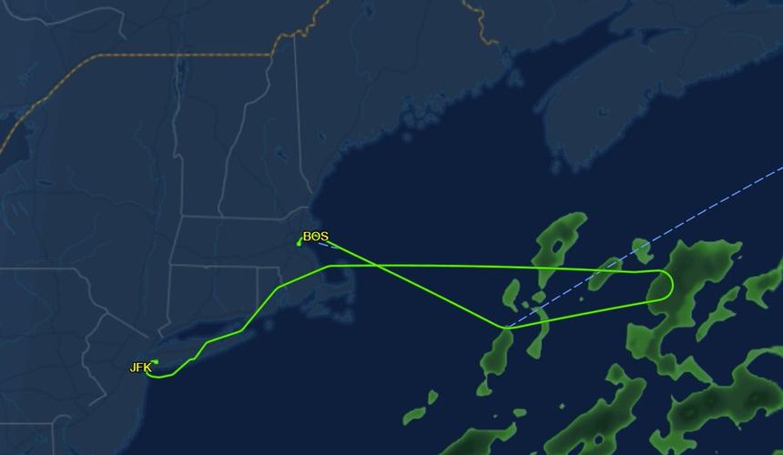 Рейс Delta Air Lines из Бостона в Рим пришлось прервать из-за диареи у пассажира