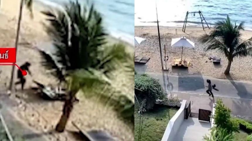 В Паттайе россиянина обокрали, пока он купался в море
