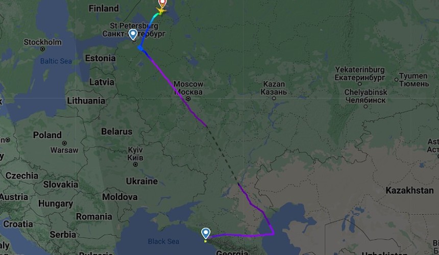 Самолеты из-за непогоды улетают в Карелию вместо Санкт-Петербурга
