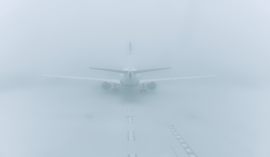 В Москве задержаны или отменены из-за тумана 20 рейсов