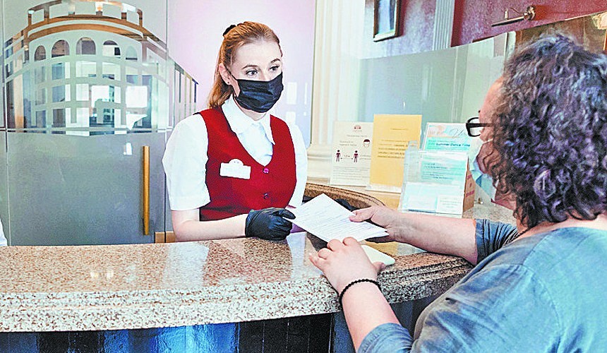 Заселение в отель Краснодарский
