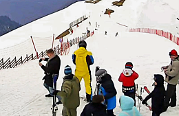 На горнолыжных курортах Сочи часть трасс закрыта из-за потепления