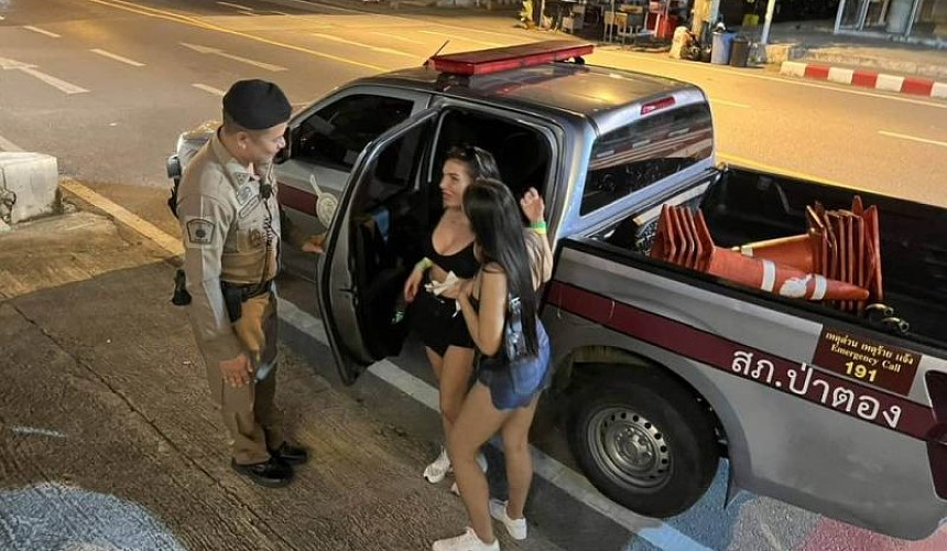 Пьяных туристов с Бангла Роуд будут развозить в отели на полицейских авто