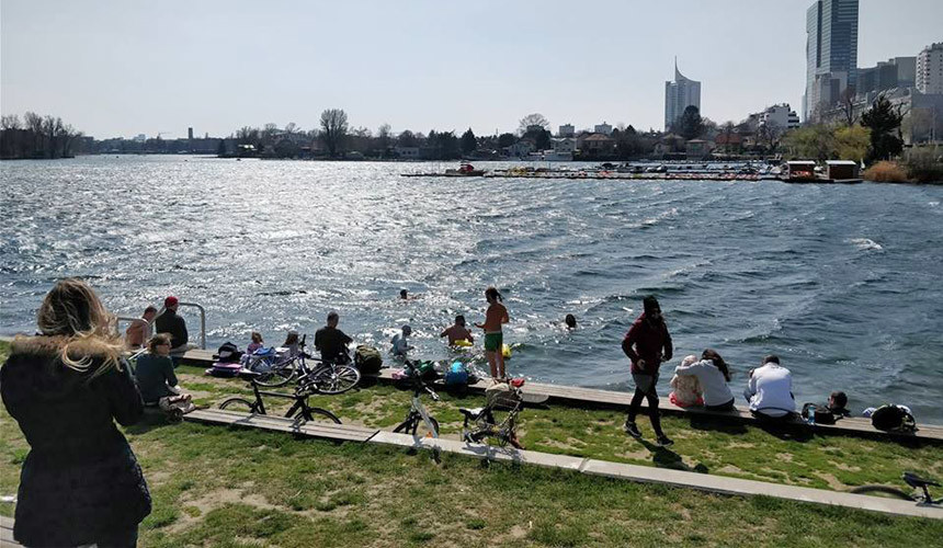 В Центральной Европе установилась летняя погода