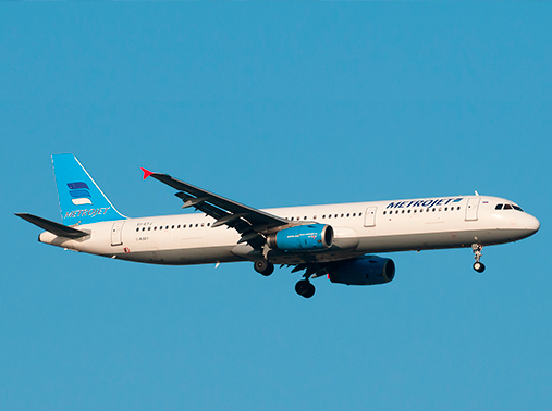 СМИ сообщили о крушении A321 авиакомпании «Когалымавиа»