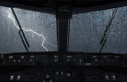 Рейс в Анталью задержали из-за удара молнии