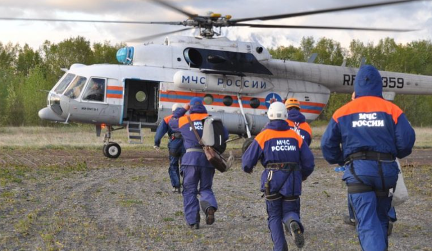 На Камчатке разбился вертолет с туристами