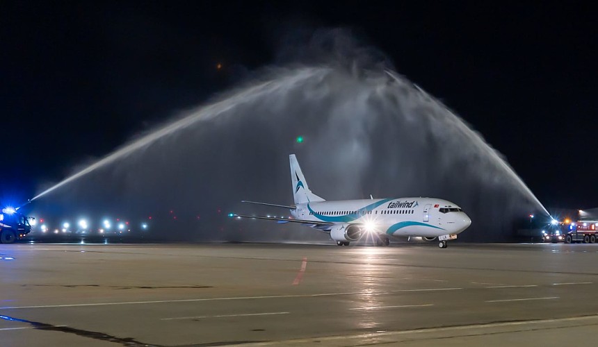 Аэропорт Внуково встретил и проводил первый рейс Tailwind в Стамбул