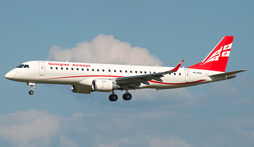 Авиакомпания Georgian AirWays продает билеты на рейсы в Россию