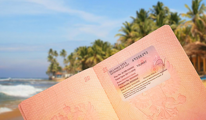 Российским туристам будут выдавать визы на Шри-Ланку на полгода