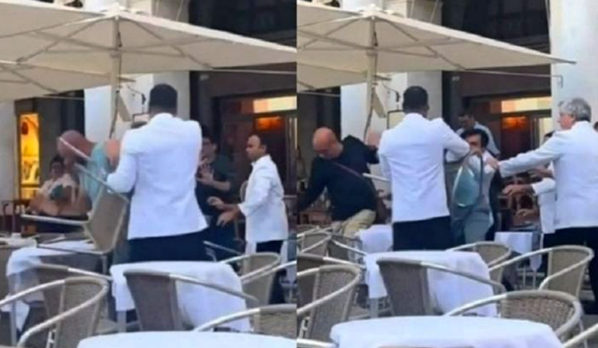 В Венеции туристы и официанты устроили драку в кафе