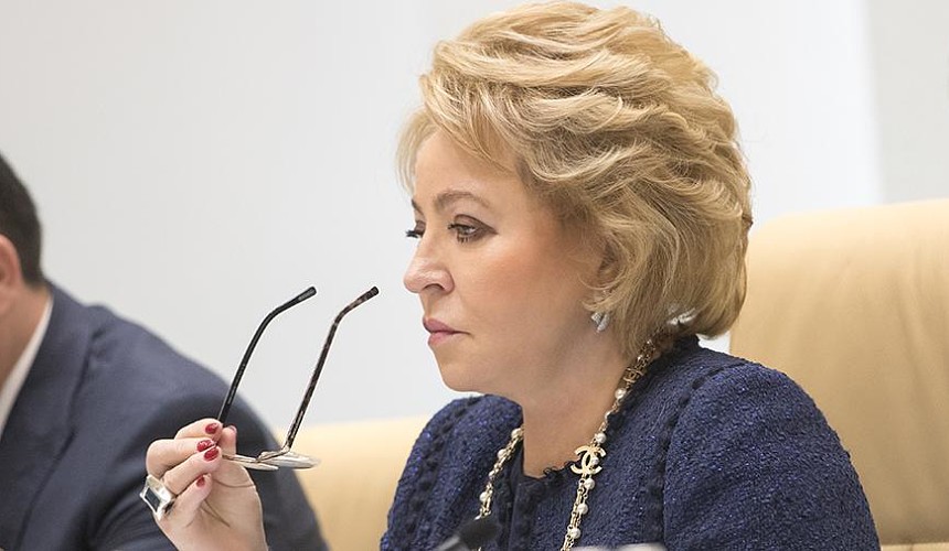 Матвиенко: федерального локдауна из-за COVID-19 не будет