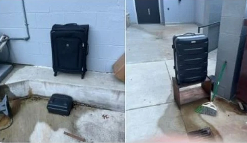 Туристка с помощью трекера нашла потерянный багаж у мусорных баков