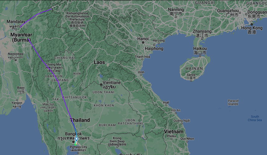 В «Аэрофлоте» подтвердили, что часть рейсов в Таиланд выполняется по удлиненному маршруту