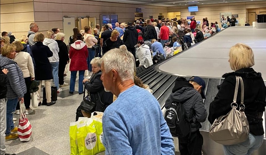 Пассажиры трех рейсов Turkish Airlines не получили свой багаж в Домодедово