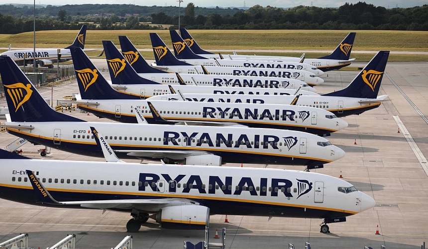 Лоукостер Ryanair отчитался об убытках по итогам завершившегося финансового года