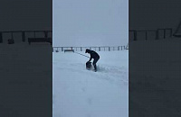 На горных курортах Сочи выпал снег