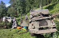 На Алтае снова перевернулся грузовик с туристами – один человек погиб 